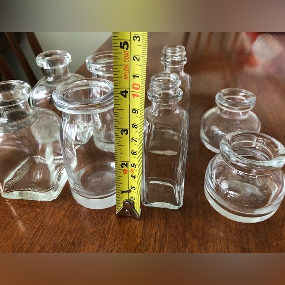 COPY - Bundle of 8 small glass jars vases - Picture 2 of 5